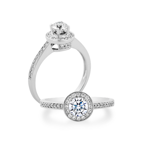 Nhẫn nữ kim cương tấm vàng 14K Patrician N 5C GVRG0220664