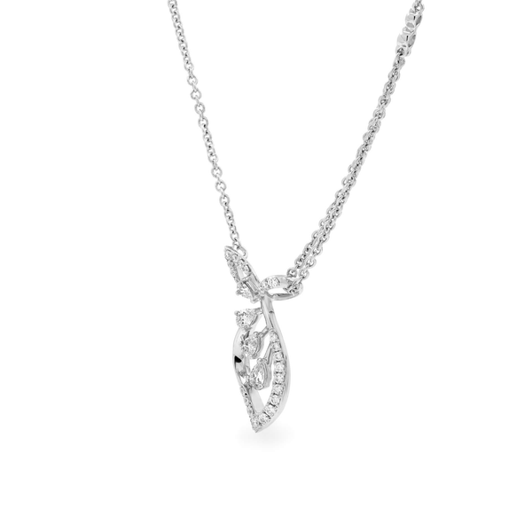 Dây liền mặt kim cương viên vàng 14K Jena A130 TD