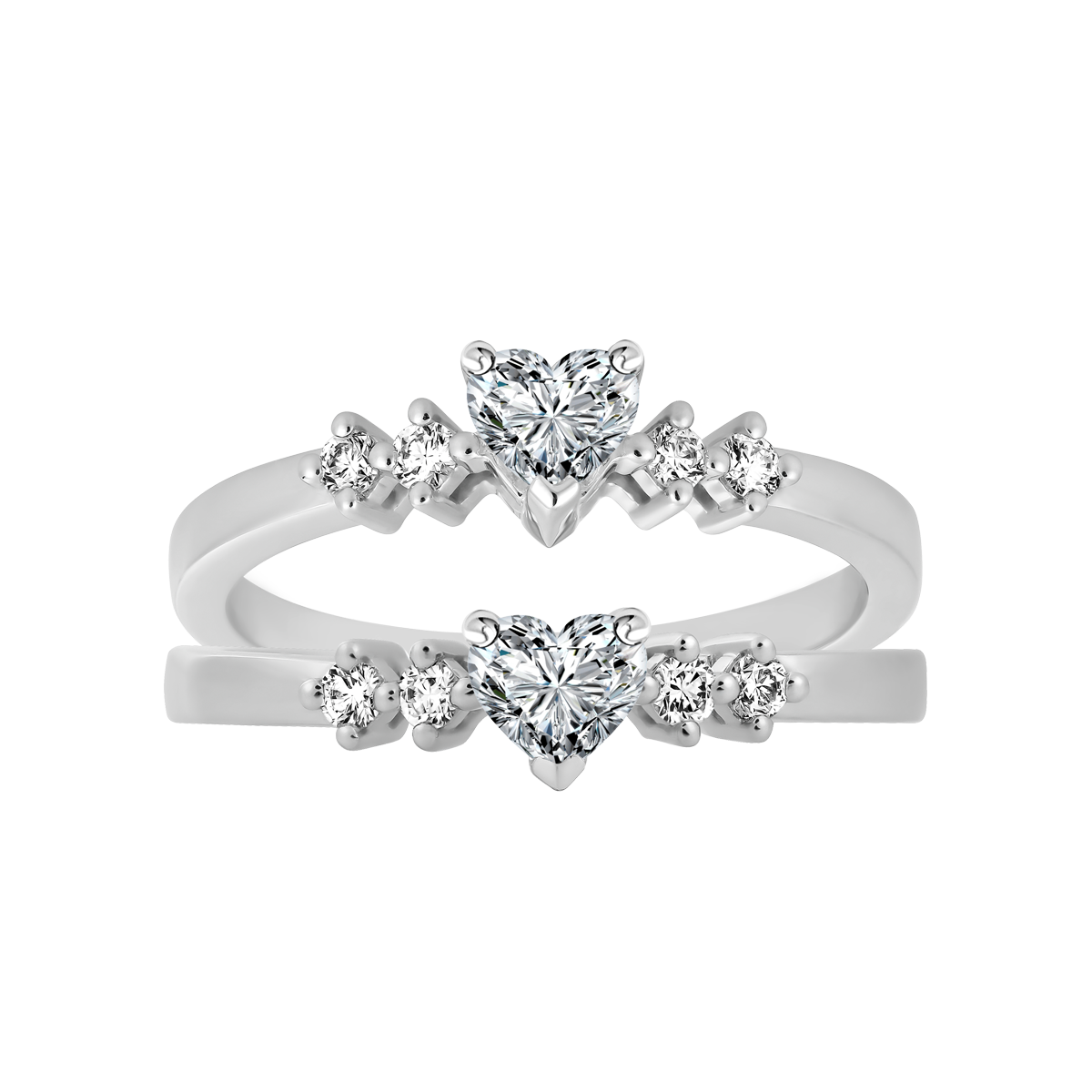 Nhẫn nữ kim cương viên vàng 14K Hearty HR 2C