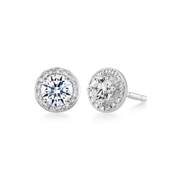 Ổ Bông kim cương tấm vàng 14K Evoke N 3C