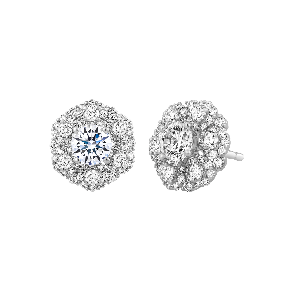 Hoa tai kim cương tấm vàng 14K Arlana 3C GVER0087366