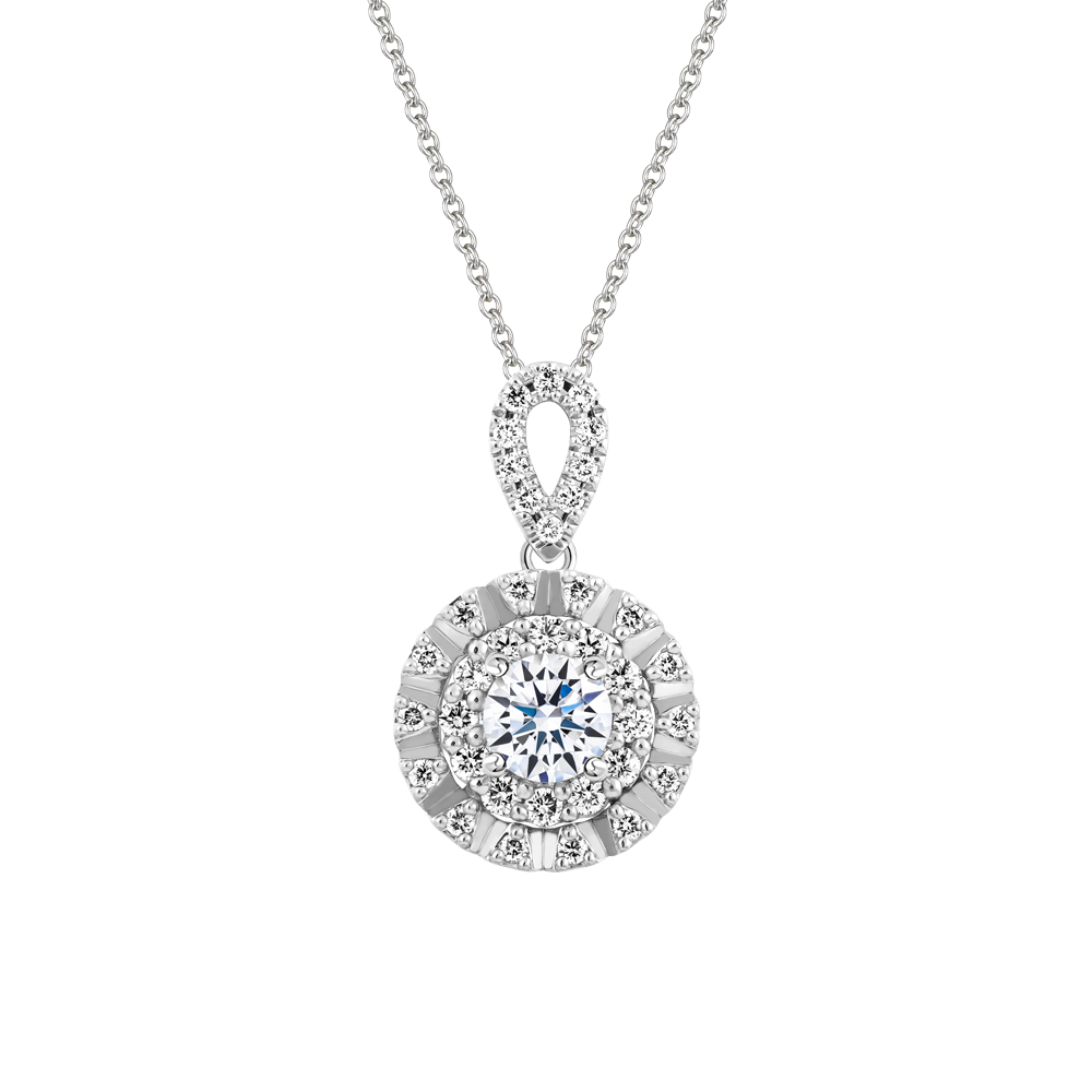 Mặt kim cương tấm vàng 14K Caloria 3C