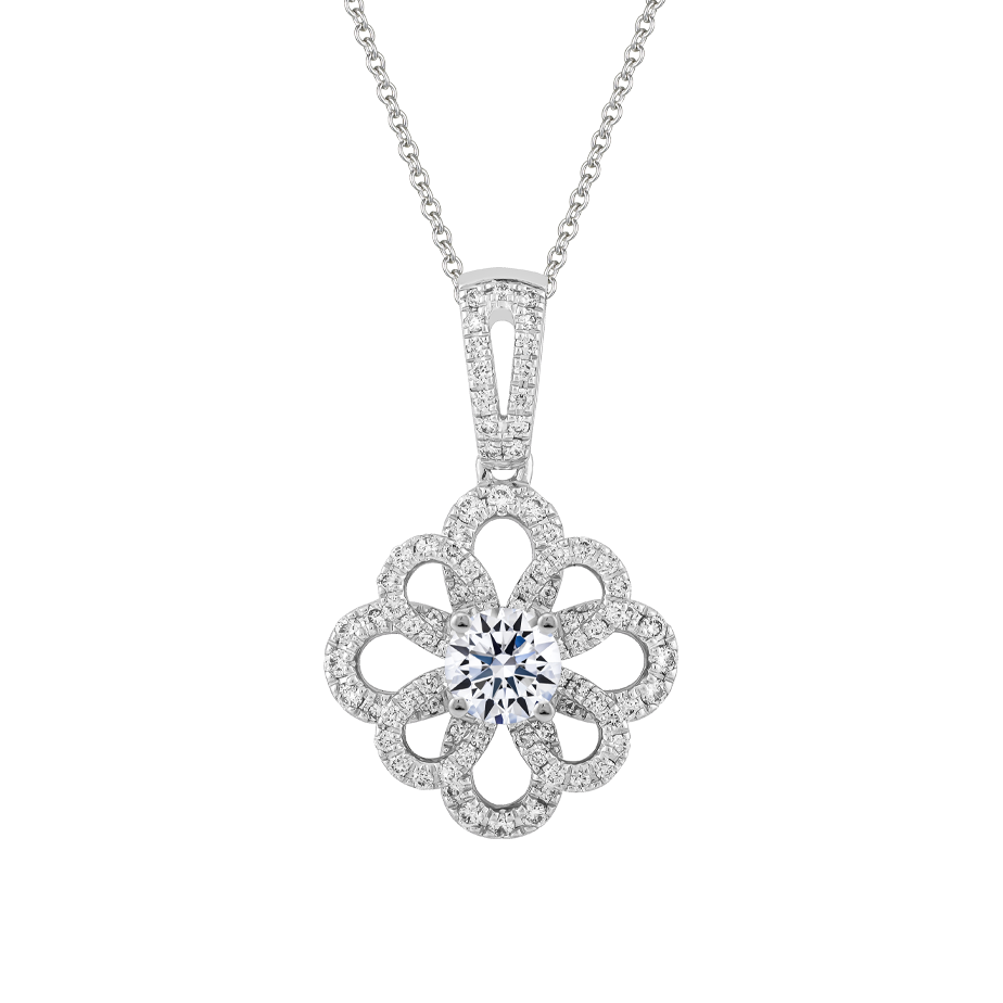 Mặt kim cương tấm vàng 14K Yardly B 1CT