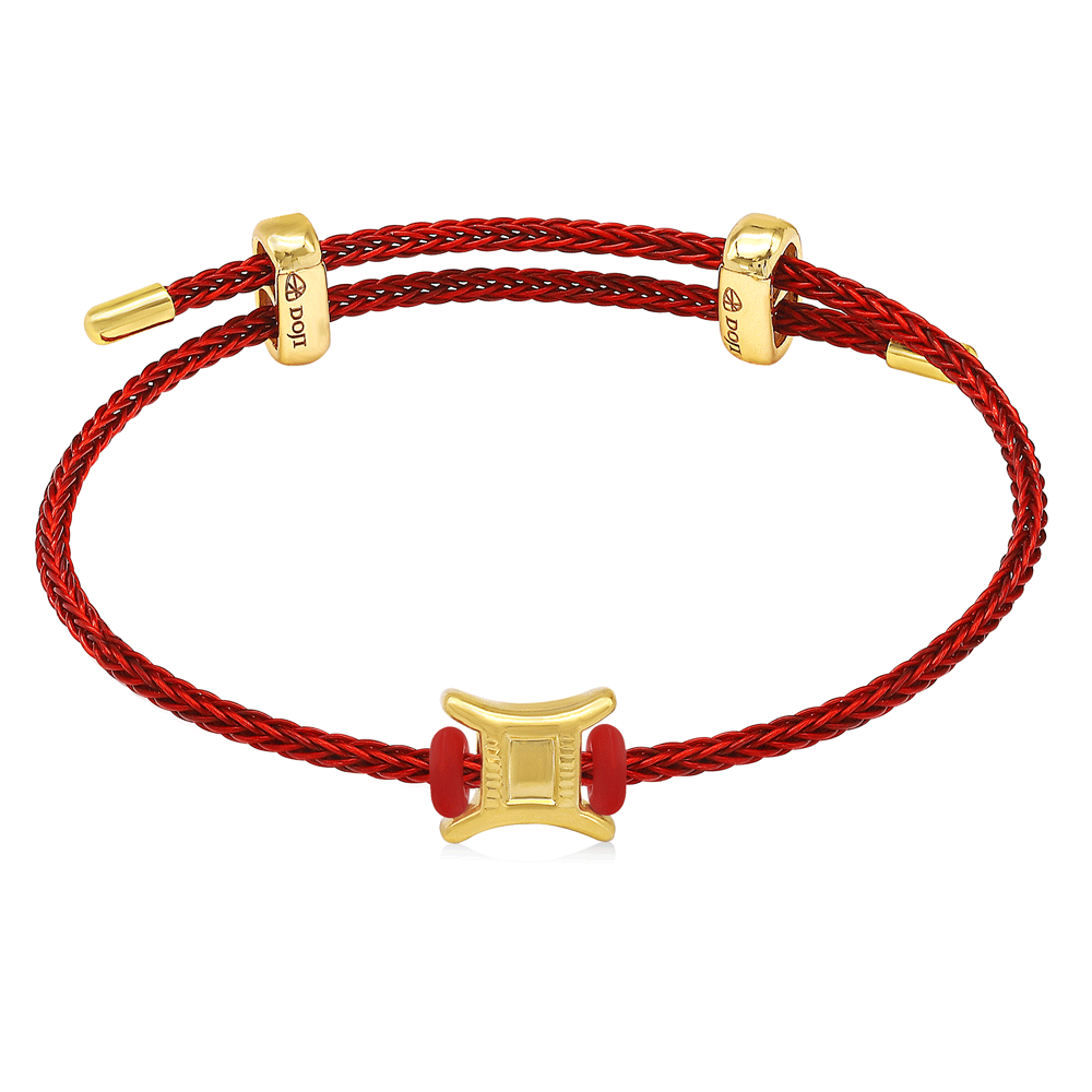 Lắc Vàng 24K Gemini CB500518 5D