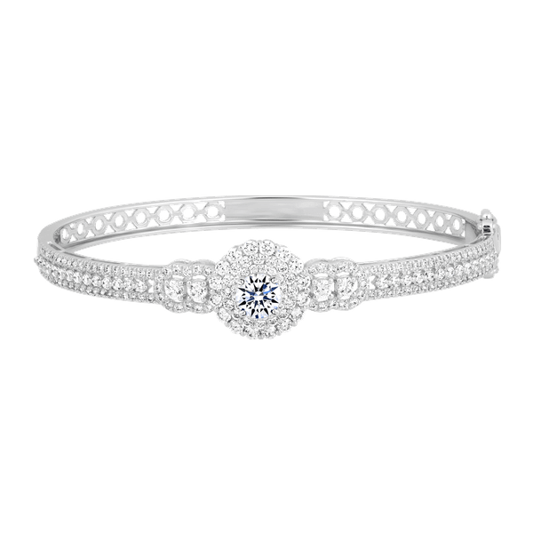 Vòng đeo tay đính đá CZ vàng 10K Cleverly 5C