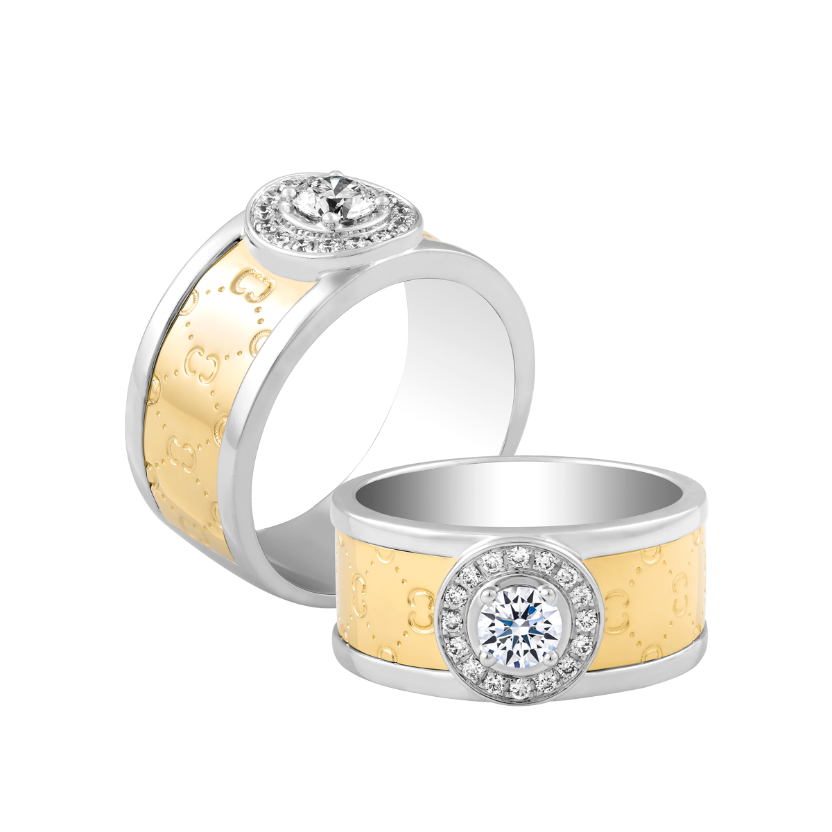 Nhẫn nam đính đá CZ vàng 10K Barier N 2C WY