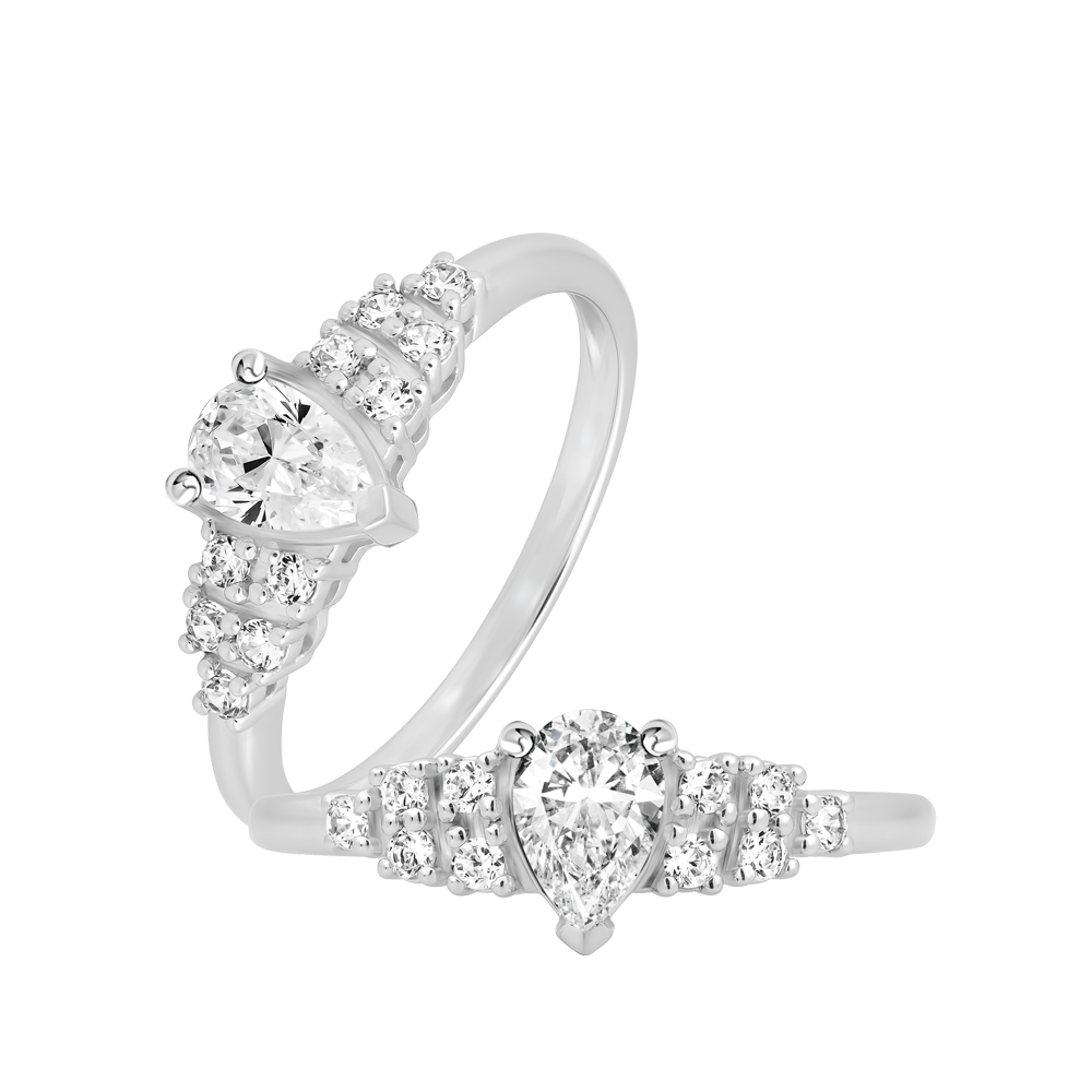 Nhẫn nữ đính đá CZ vàng 14K Dewy PE