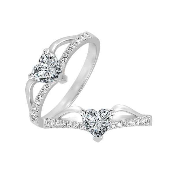 Nhẫn nữ đính đá CZ vàng 10K Lindo HR 5C