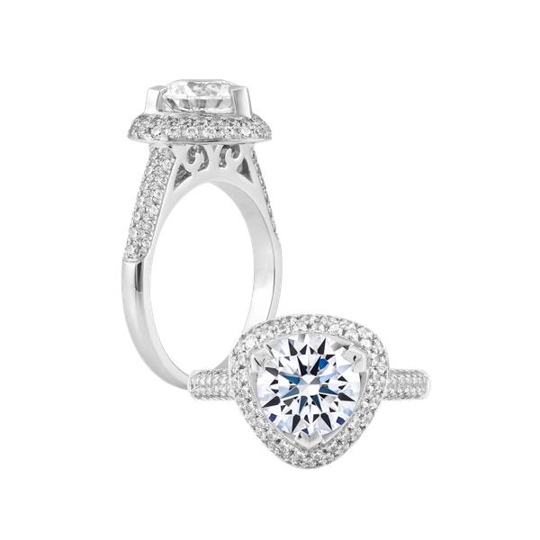 Nhẫn nữ kim cương tấm vàng 14K Vitality 2CT GVRG0240558