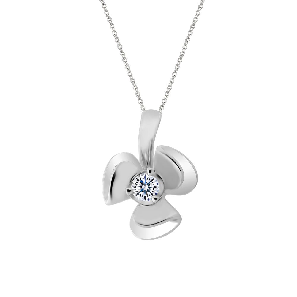 Mặt kim cương vàng 14K Efrain 5p