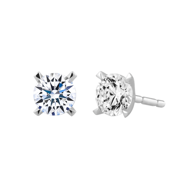 Hoa tai đính đá CZ vàng 14K Heally 5C