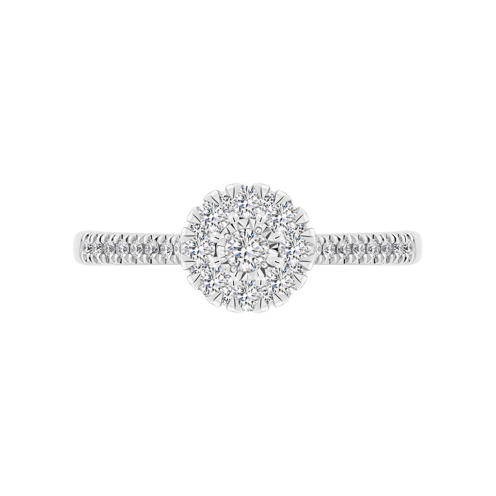 Nhẫn nữ kim cương viên vàng 14K Jena A505 TD