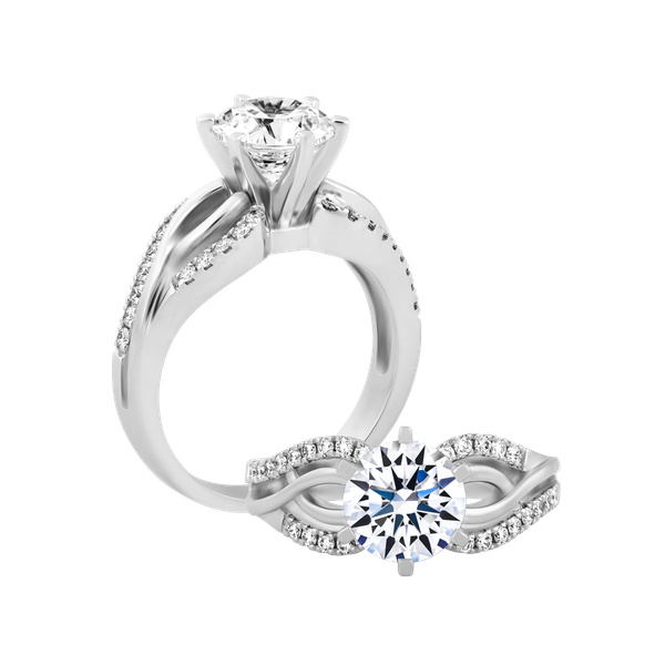 Nhẫn nữ kim cương tấm vàng 14K Chroma N 1.5CT GVRG0195245