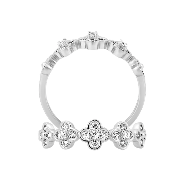 Nhẫn nữ đính đá CZ vàng 10K Starlight