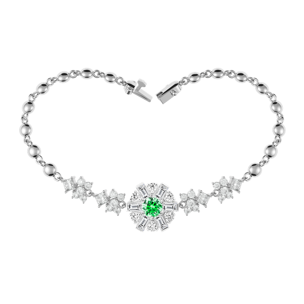 Lắc đính đá CZ vàng 14K Brighty GRE 5C