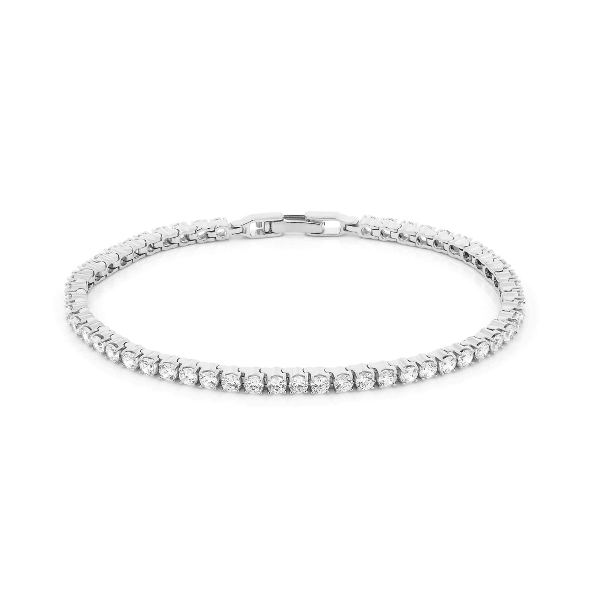 Lắc đính đá CZ vàng 18K Lucen