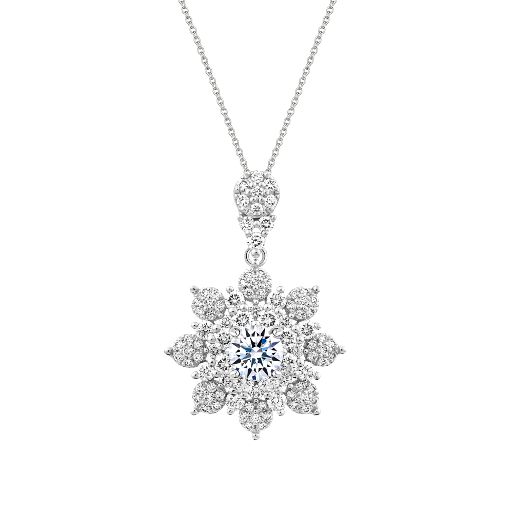 Mặt kim cương tấm vàng 14K Clary 3C