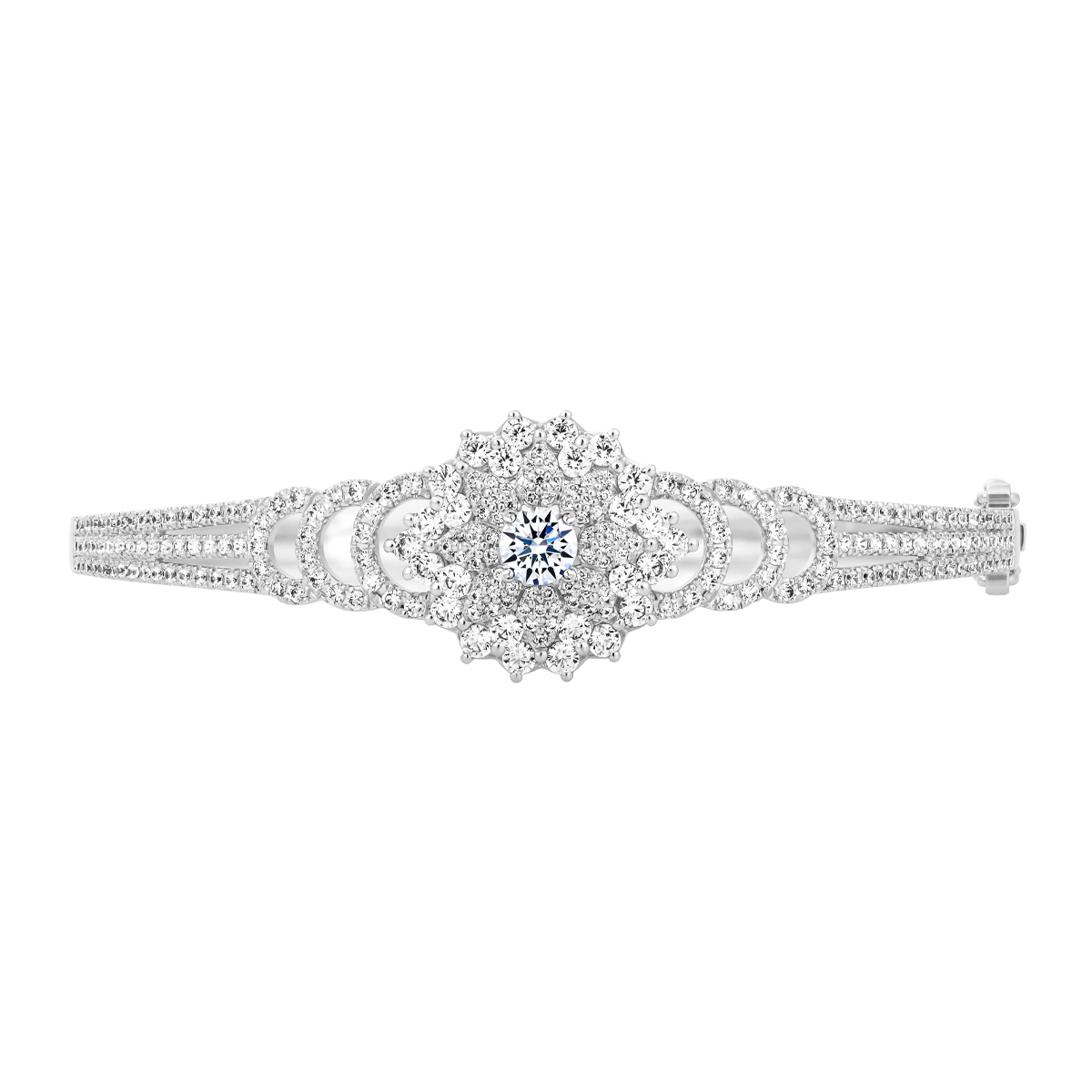 Vòng đeo tay đính đá CZ vàng 10K Anthia S 3C