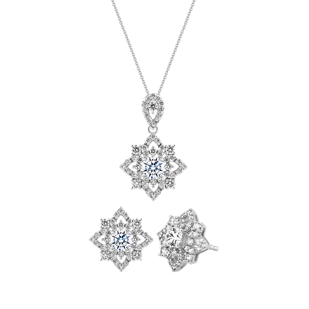 Bộ Trang Sức Clariesta GIA 3C