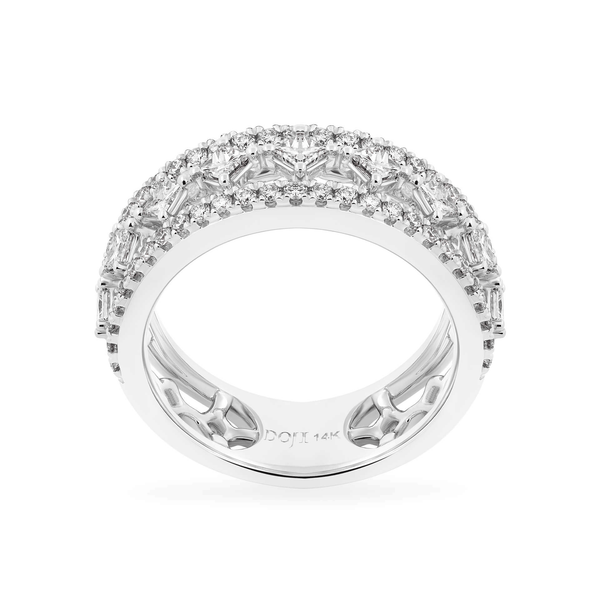 Nhẫn nữ kim cương viên vàng 14K Jena A108 TD