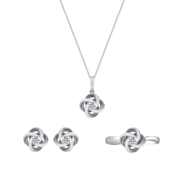 Bộ Trang Sức Fate twine GIA 2C