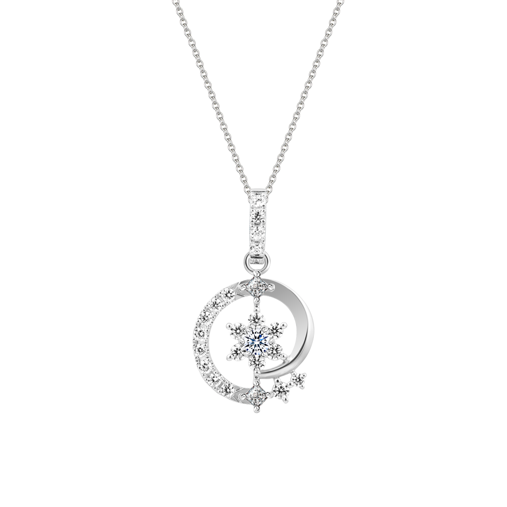 Mặt đính đá CZ vàng 14K Circulate