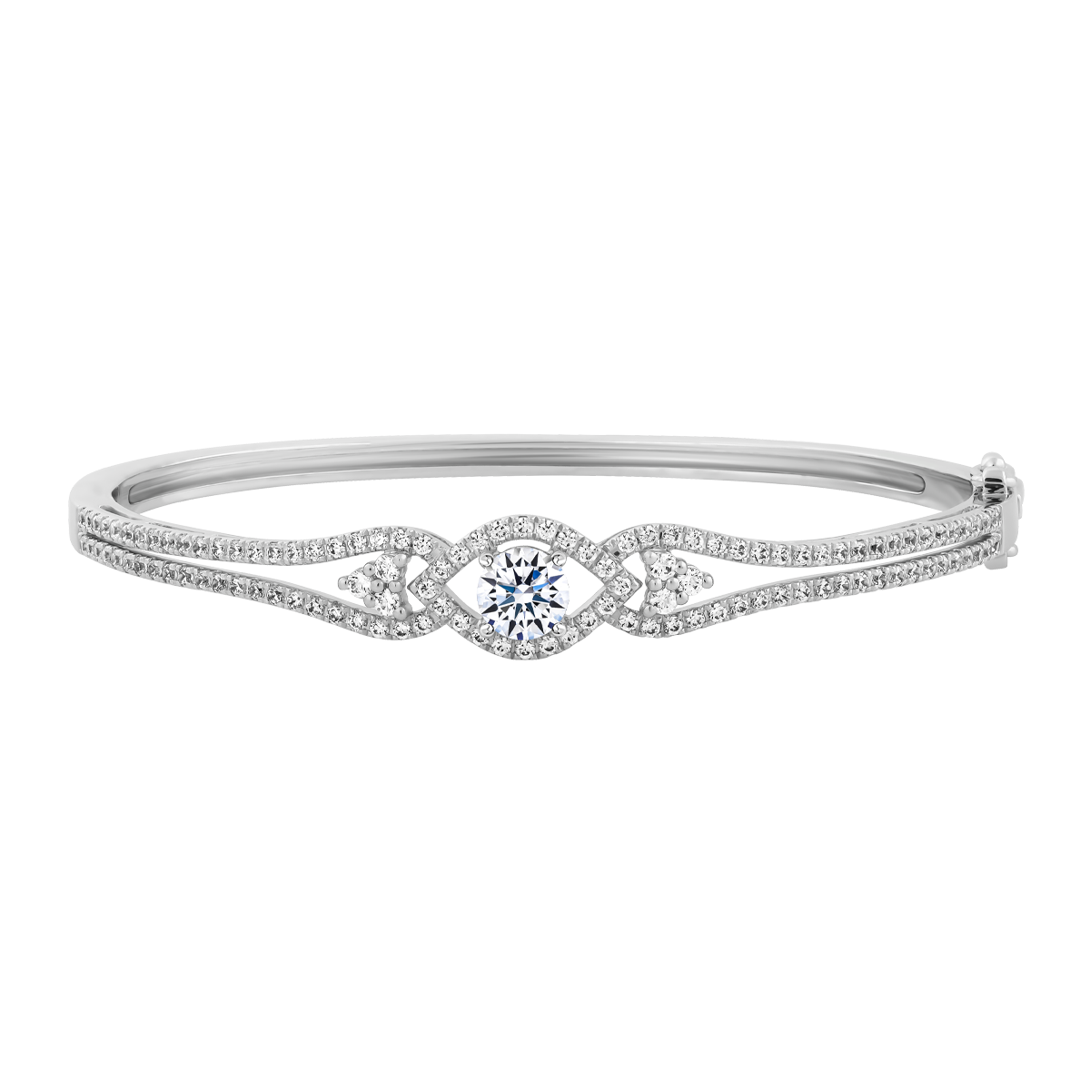 Vòng đeo tay đính đá CZ vàng 14K Emery S 5C