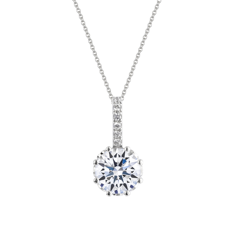 Mặt đính đá CZ vàng 14K Cheerful N 1CT GVPD0037639