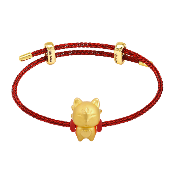 Lắc Vàng 24K Mystic Fox CB500304 5D