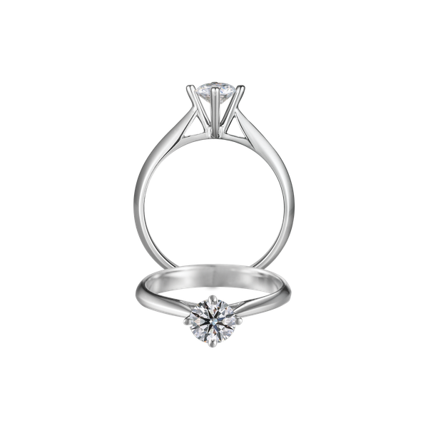 Ổ nhẫn nữ đính đá CZ vàng 14K Proudly N 3C