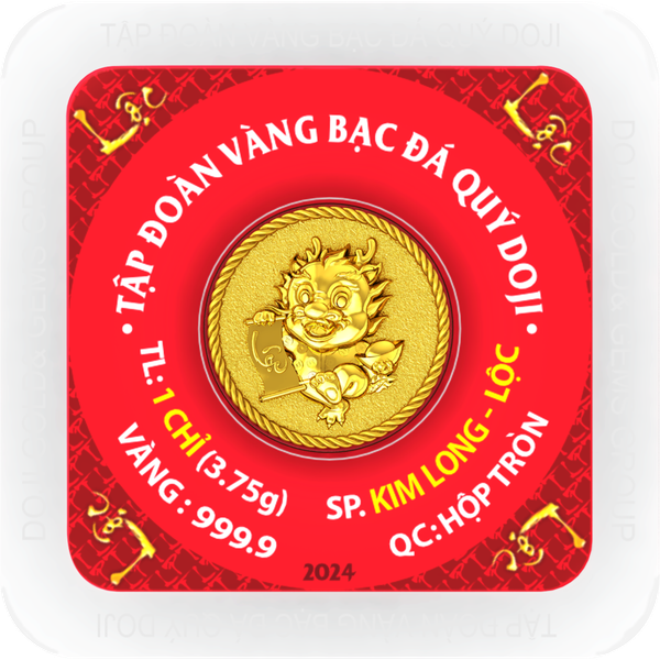 Vàng miếng - GC Kim Long Chiêu Tài 1c