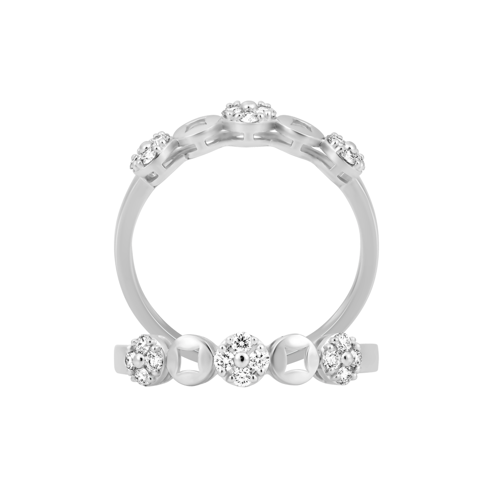 Nhẫn nữ đính đá CZ vàng 14K Prima V2