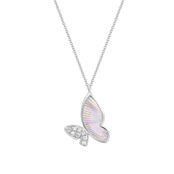 Dây liền mặt kim cương viên vàng 14K Jeny A027 TD