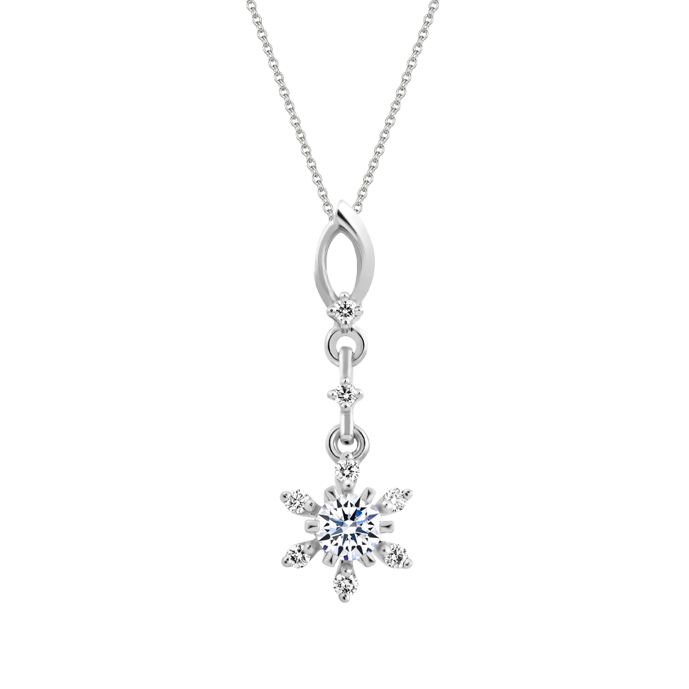 Mặt kim cương 8 Hearts & Arrows vàng 14K Elites N H&A 2C