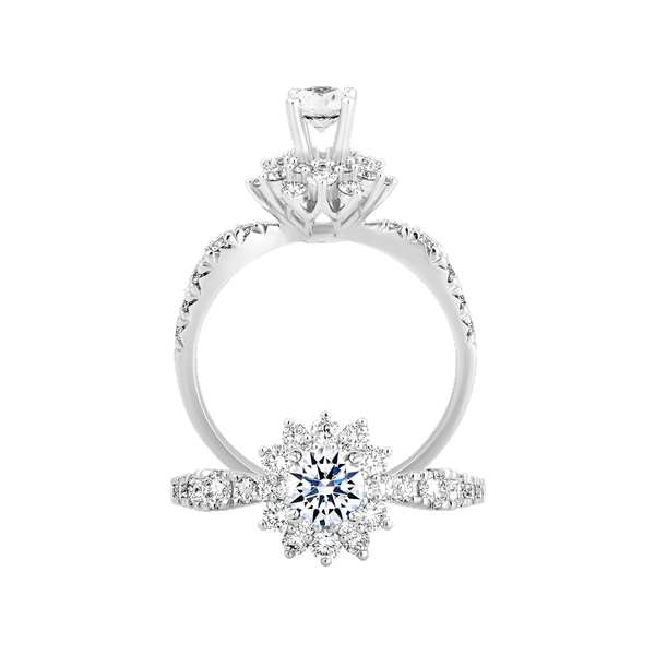 Nhẫn nữ kim cương viên vàng 14K Relish GIA 3C GVRG0283763M