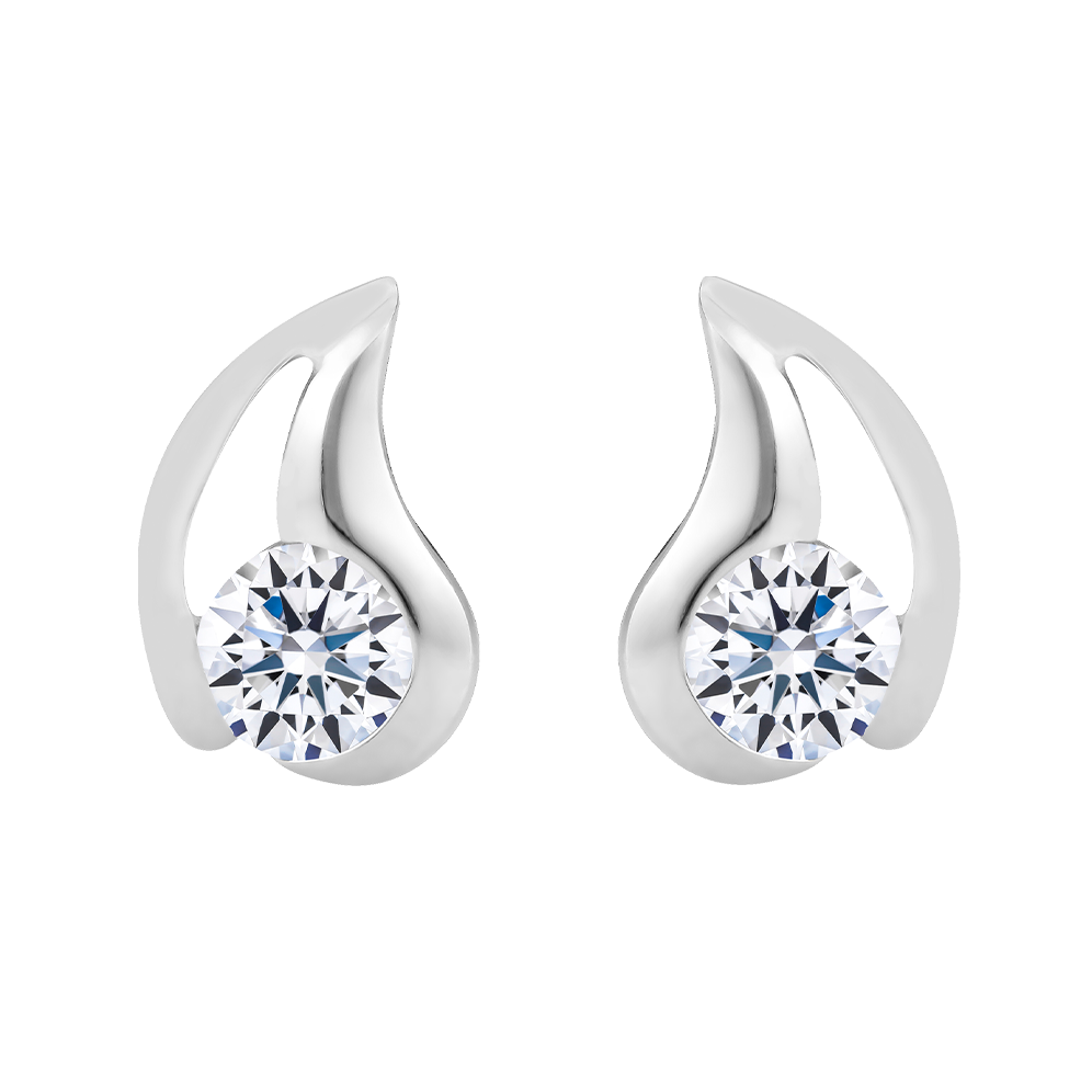 Hoa tai kim cương vàng 14K Allison 5p GVER0083499