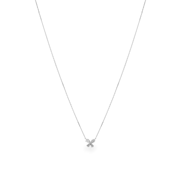 Dây liền mặt kim cương viên vàng 14K Jena A145 TD