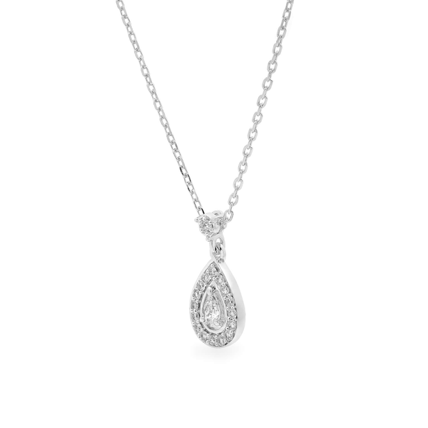 Dây liền mặt kim cương viên vàng 14K Jena A210 TD
