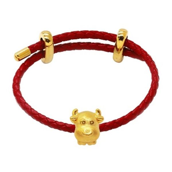 Lắc Vàng 24K Mystic Ox CB500192 5D