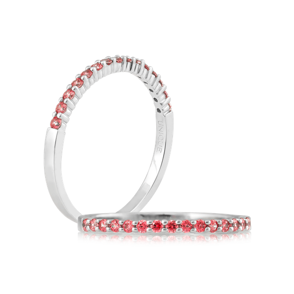 Nhẫn nữ đính đá CZ vàng 10K Peony U2 RED