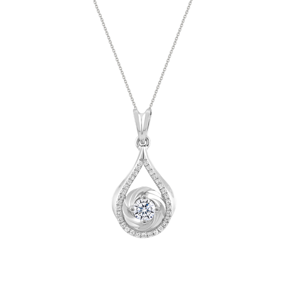 Mặt kim cương tấm vàng 14K Accalia 1CT