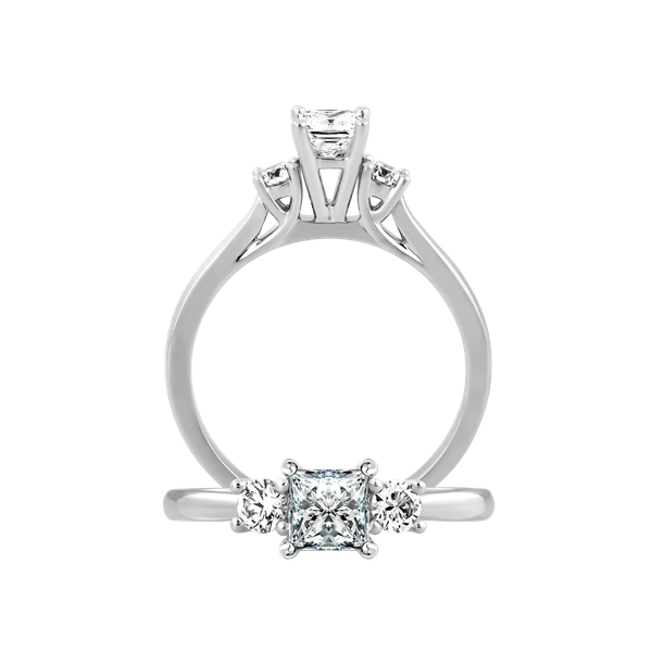 Nhẫn nữ kim cương viên vàng 14K Lucasta PR 2C