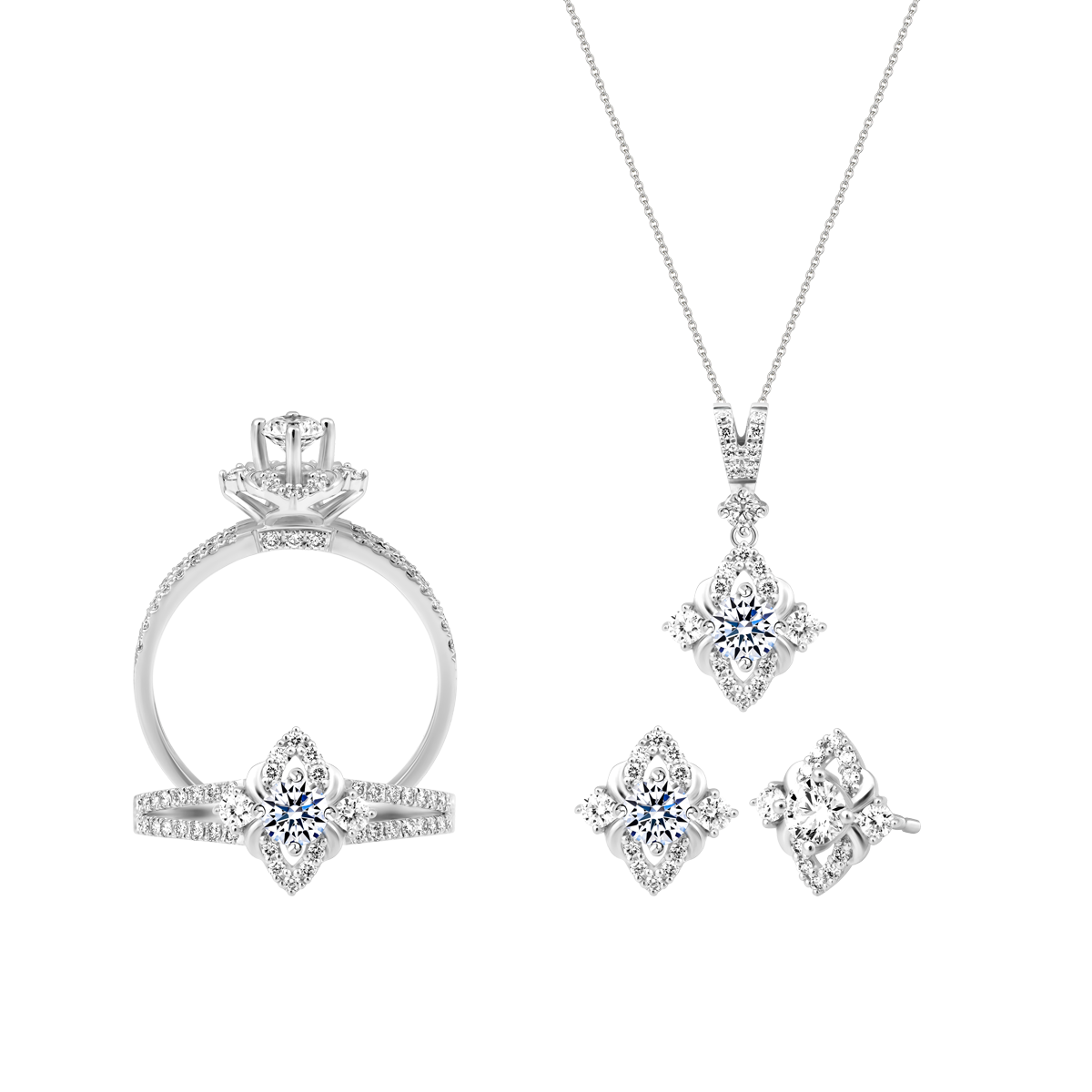 Bộ Trang Sức Glister GIA 2C