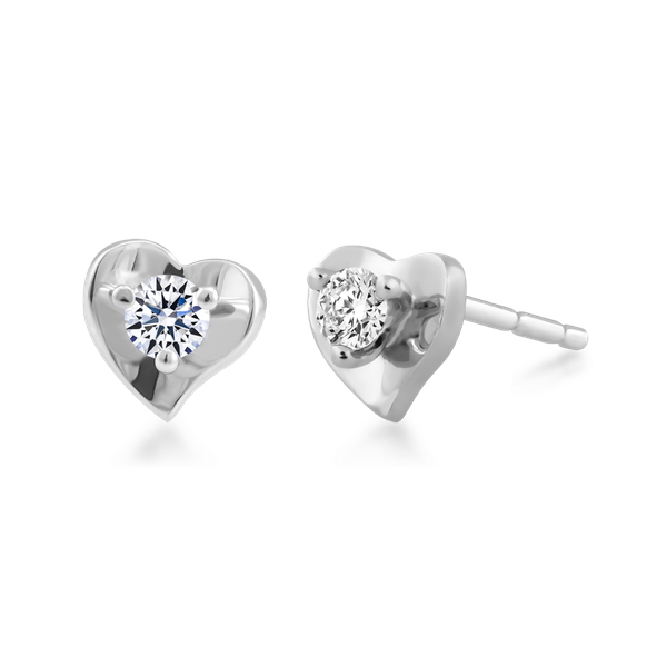 Hoa tai kim cương vàng 14K Amory 5p