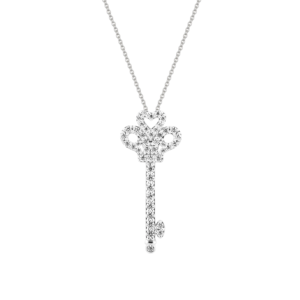 Mặt đính đá CZ vàng 14K Dicker N