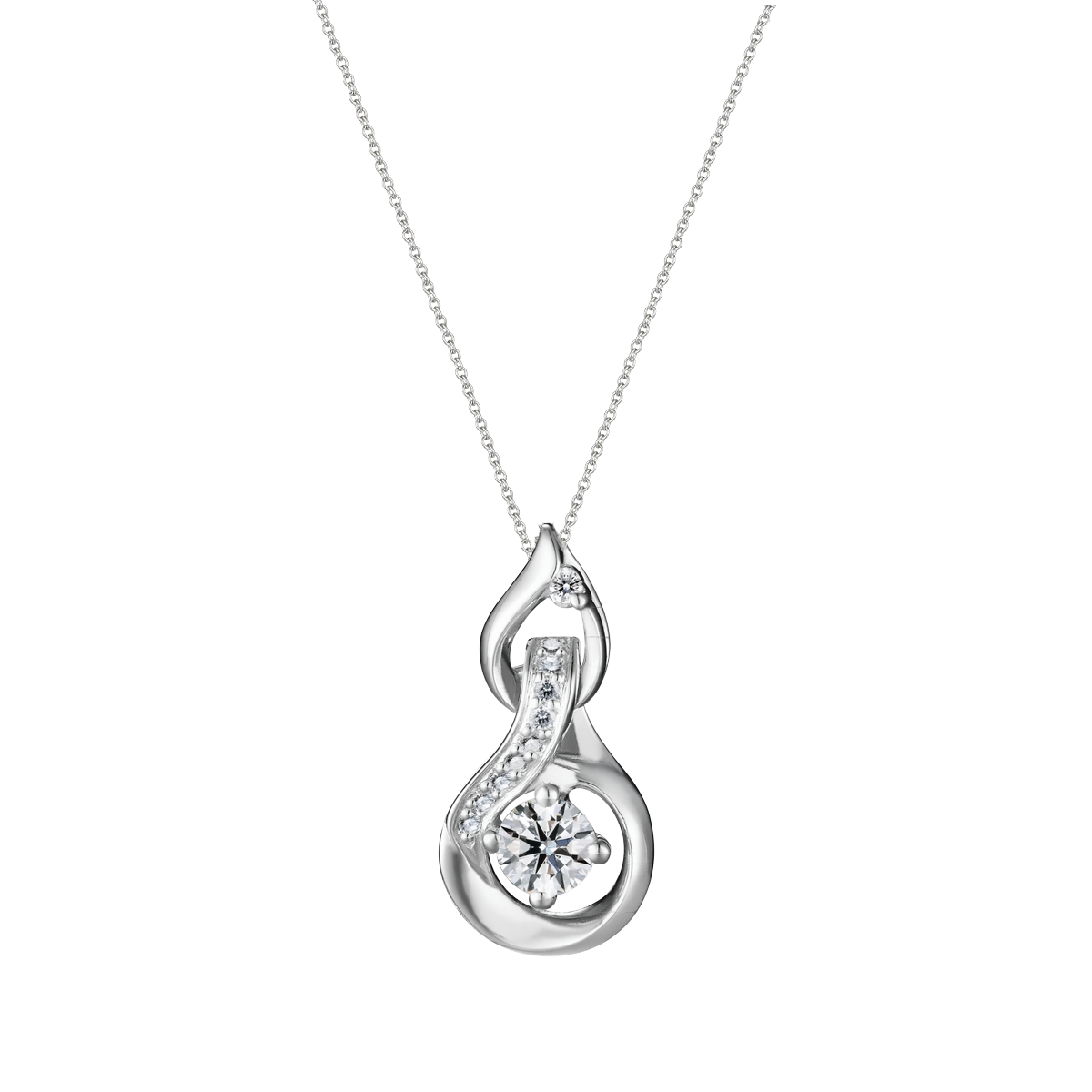 Mặt đính đá CZ vàng 10K Sundrop 2C