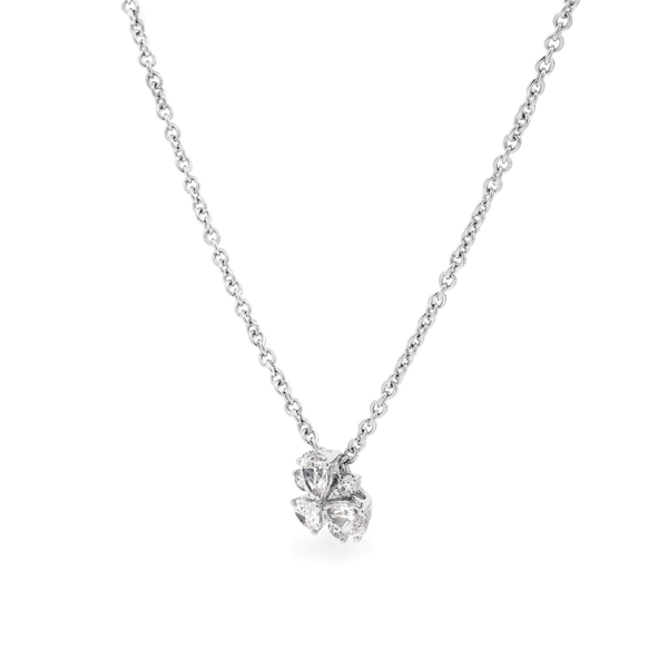 Dây liền mặt kim cương viên vàng 14K Jena A128 TD