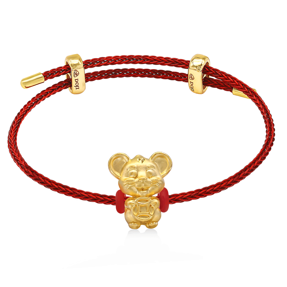 Lắc Vàng 24K Golden Rat CB500580 5D