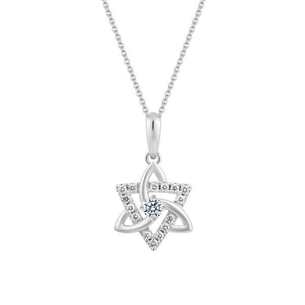 Mặt kim cương vàng 14K Starvell 10p