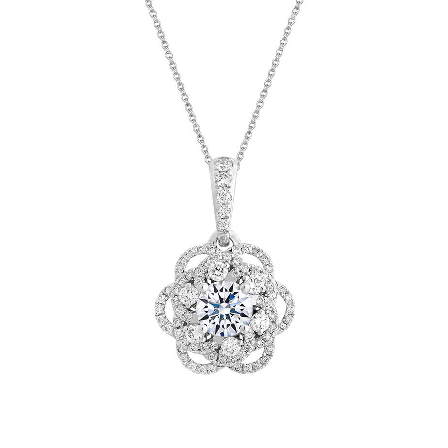 Mặt kim cương tấm vàng 14K Naiya B 5C